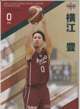 2022 YUTAKA YOKOE  #083 BBM B.LEAGUE Card FAST BREAK 2021-22 1st Half 