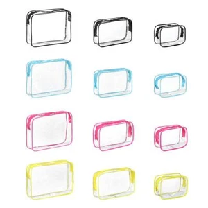 Beauty case borsa trucco borsa in PVC organizer da viaggio borsa cosmetica custodie per trucco - Foto 1 di 16