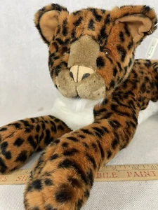New Pier One Leopard Cheetah Stuffed Animal Toy Gift Plush Laying Down Rare - Picture 1 of 11