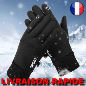 Waterproof Gloves Black Touch Screen Fingers Bike Running Sport MTB Motorcycl... - Picture 1 of 6