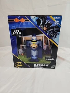 9 Foot Giant Batman Inflatable Halloween Lights Up Store Display - Picture 1 of 13