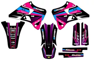 1996-1999 YZ 250 2-STROKE SURGE Pink Senge Graphics Kit Compatible with Yamaha - Foto 1 di 10