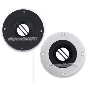 2 Stck. 102 mm Hochtöner Panel Abdeckung Dekorativer Kreis Lautsprecher Feste Platte Φ30 mm Loch - Bild 1 von 13