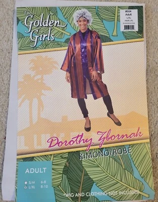 Adult Golden Girls DOROTHY ZBORNAK Kimono/Robe Costume L/XL Halloween  - Image 1 of 4