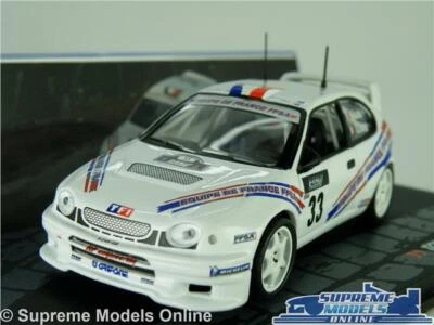 TOYOTA COROLLA WRC MODEL RALLY CAR 1:43 SCALE 2000 IXO LOEB TOUR DE CORSE K8 - Image 1 of 4