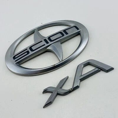 2004 2005 2006 Scion xA Emblem Logo Badge Symbol Letters Rear Set OEM G8 - Image 1 of 4