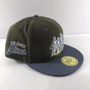 Physical Culture Black Fives Hat Cap Fitted Size 7 1/4 Olive Green - Picture 1 of 8