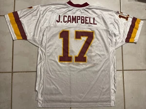 Vintage REEBOK Washington Redskins Jason Campbell WHITE NFL Jersey Men’s XL - Picture 1 of 13