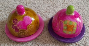 2 x Limoges of France T-Light Holders with Dome Lids - Picture 1 of 14