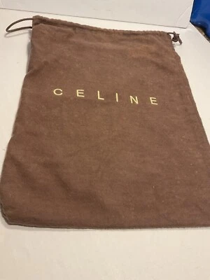 Celine Drawstring Dust Bag Dark Brown Authentic - Image 1 of 4