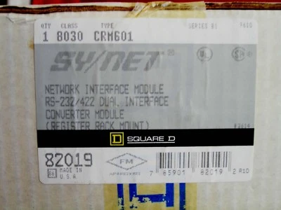 NUEVO Módulo Convertidor de Interfaz Dual Square D 8030 CRM-601 (DCIM) Ser B1 Foto 1 de 2