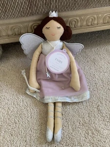 New Pottery Barn Kids PBK Fairy Doll Ballerina Princess Plush Stuffed 17" - Picture 1 of 8