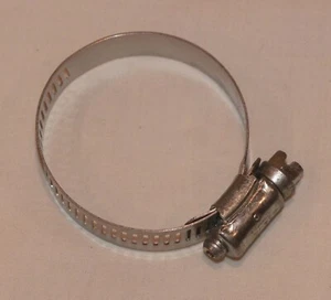 STAINLESS SS WORM DRIVE BAND CLAMP SIZE 24 27-51MM 1-1/16 TO 2" LOT SET OF 5 - Foto 1 di 3