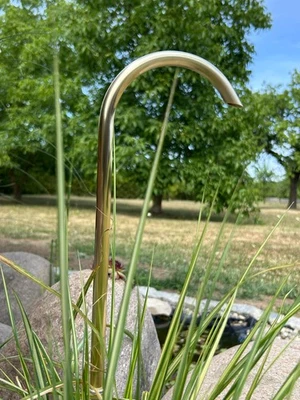 Brunnen-Einlauf aus Messing 15mm, Wasserspeier,Wasserhahn,Zierbrunnen,Auslauf, - Bild 1 von 4
