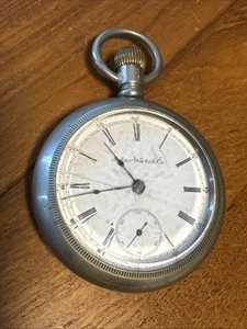 Antike SOLAR WATCH CO. - 1865 - CHICAGO Taschenuhr Private Label reparaturbedürftig - Bild 1 von 10