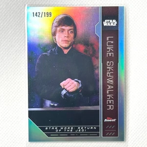 2023 Topps Finest Star Wars Luke Skywalker #FN-55 Aqua Refractor /199 - Picture 1 of 8