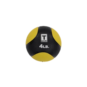 4LB YELLOW, BLACK MED BALL - Picture 1 of 1