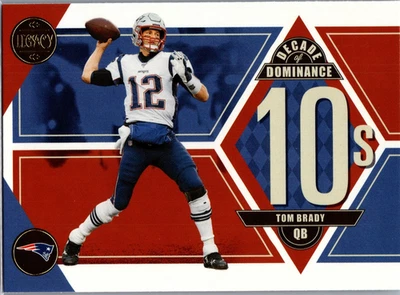 2022 Panini Legacy Tom Brady Decade of Dominance Patriots #DD-17 - Image 1 of 2