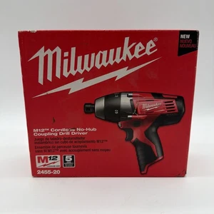 Milwaukee 2455-20 M12 NO-HUB Coupling Drill Driver TOOL ONLY - Picture 1 of 6