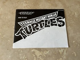 Teenage Mutant Ninja Turtles TMNT NES Instruction Manual Only Nintendo Booklet