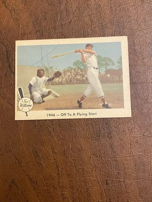 Ted Williams 1946 #26 "Off To A Flying Start" Excelente Foto 1 de 2