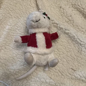 Jellycat Merry Mouse Plush Christmas Holiday Outfit Santa White London Stuffed - Picture 1 of 4