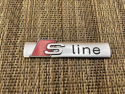 Adorno insignia emblema línea S Audi vintage (ON-25-317)* Foto 1 de 4