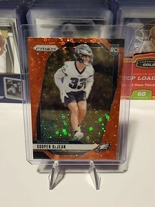 2024 Panini Prizm Cooper DeJean RC Orange Disco Rookie #321 Eagles MT - Picture 1 of 2