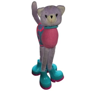 Purple Kitty 12” Plastic Boots 2001 Barbie Pose me Pet Mattel - Picture 1 of 12