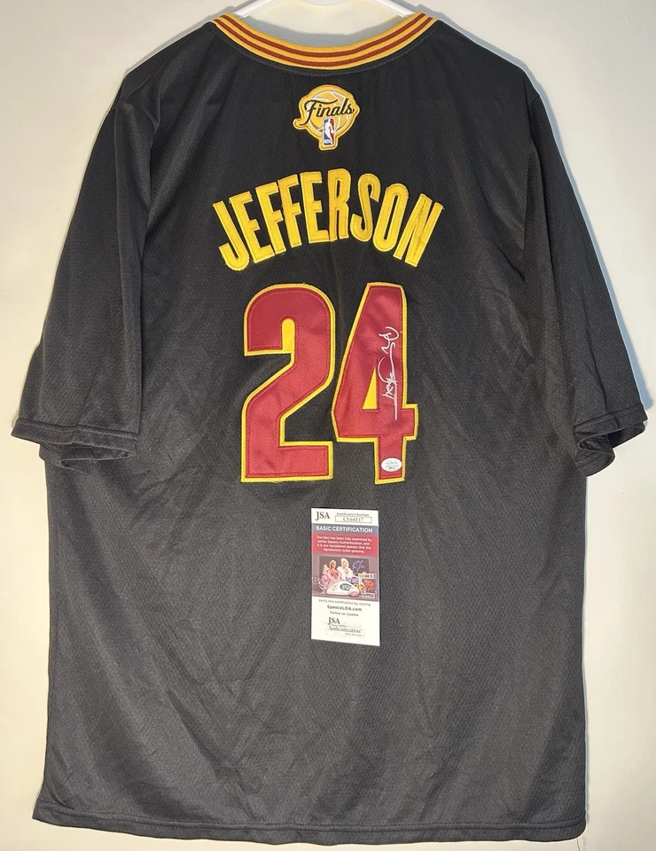 Richard Jefferson Signed Cleveland Cavaliers NBA Finals Jersey Sleeved JSA COA - Image 1 of 4