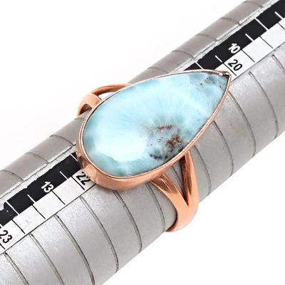 Larimar Gemstone Handmade Silver Jewelry  "12" - Image 1 of 4