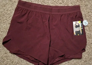 Avia Large Damen Kompressionsshorts weinrot Large Fahrradfutter Performance neu mit Etikett - Bild 1 von 8