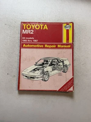 Toyota MR-2 1985-1987 Shop Service Repair Manual Wiring Diagrams Engine Guide AC - Image 1 of 4