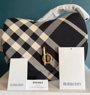 Bolso Burberry mediano Rocking Horse negro Foto 1 de 4