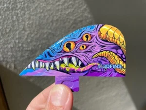 3DFins - Dimpster Piranha (fits fcs1) - 5th Fin - Surfboard - New - Picture 1 of 2