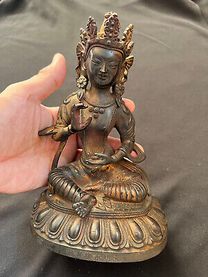 China Chinese Ming Dynasty Gilt Bronze Buddha Statue • 2,883.15£