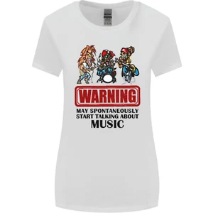 Music Festival Beer Alcohol Gig Dance Rock Womens Wider Cut T-Shirt - Picture 1 of 3