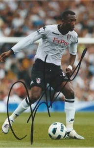 FULHAM & GHANA: JOHN PAINTSIL SIGNED 6x4 ACTION PHOTO+COA - Picture 1 of 1