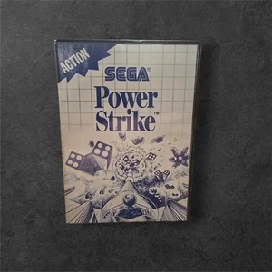 Sega Master System SMS Power Strike Cartridge + Case - Picture 1 of 4