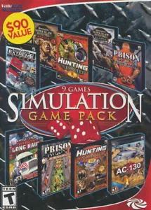 Simulation Game Value Pack 9 Sim Game Collection PC DVD ESRB Rating (Teen) - Picture 1 of 2