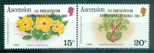 Ascension 1982 - Y. & T. n. 325/26 - 12° Giochi del Commonwealth (Mich - Picture 1 of 1