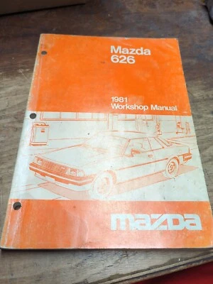 Mazda 626 1981 taller servicio manual de reparación libro original OEM Foto 1 de 4