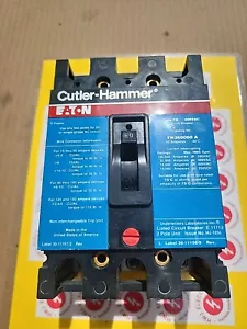 CUTLER HAMMER FH360060A 60 AMP BOLT-ON CIRCUIT BREAKER 3 POLE 600 VAC 250 VDC - Picture 1 of 4