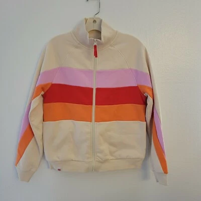 Chaqueta de chándal con cremallera a rayas en bloques de color para mujer - Colección LEGO® x Target Cream Foto 1 de 4