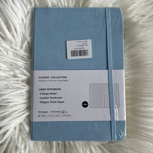 Lined Journal Notebook, 80 Sheets, Medium 5.5 inches x 8.3 inches  1 sky blue - Picture 1 of 11