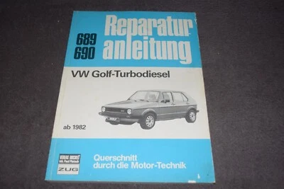 Reparaturanleitung Reparaturhandbuch VW Golf I Turbodiesel ab 1982 sehr gut - Bild 1 von 4