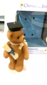 New Cherished teddies Graduation BEAR W DIPLOMA DV93 - Picture 1 of 7