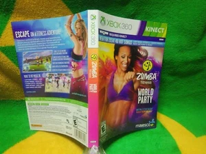 Zumba Fitness World Party Xbox 360 Cover Art Only - Picture 1 of 1