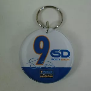 #9 Scott Dixon PNC Bank Chip Ganassi Racing Collector Keychain IndyCar Indy 500 - Picture 1 of 7