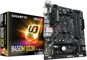 UN Gigabyte B450M DS3H AMD B450 Socket AM4 Micro ATX DDR4 DIMM - Imagen 1 de 3